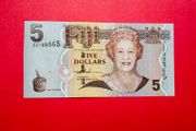 Fiji  5 Dollars. 2007. Pick  110a ( Uncirculated )