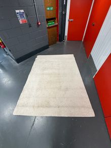Rug, low pile, off-white