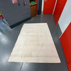 Rug, low pile, off-white
