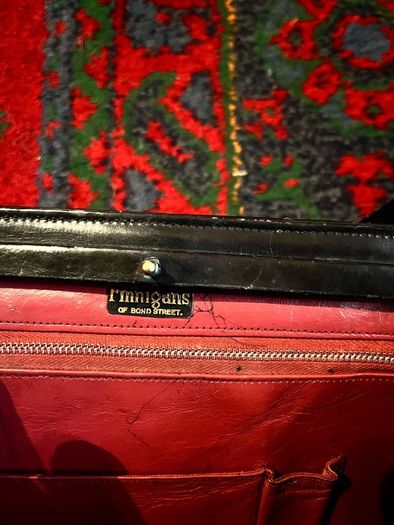 Elegant Finnigans of Bond Street Leather Handbag
