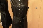 Women's Leather Reduced Dress Nwt Size 16