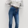 M&S Harper Cigarette Supersoft Jeans  UK 14 Short Image 2