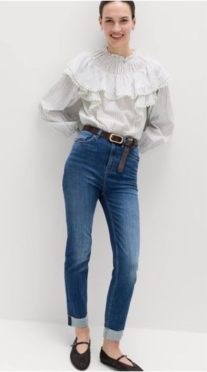 M&S Harper Cigarette Supersoft Jeans  UK 14 Short