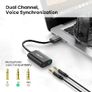 UGREEN 30724 USB 2.0 External Sound Adapter Black Image 3