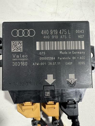 Audi A6 C7 Parking Distance Control Module Unit 4h0919475l 2012 A3l3b125g