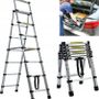 Telescopic Foldable Step Ladder Aluminium Podium A Shape
