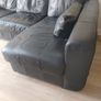 FREE 3-Seater L-Shaped Black Sofa Image 4