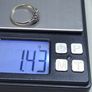 Vintage 9ct Gold Diamond Cluster Ring Fully Hallmarked London Size 50 Image 8
