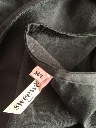 Black Sequinned Dress - Sweewe - Size M/L
