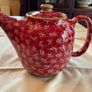 Nicholas Mosse Red Lawn tea pot first quality Image 4