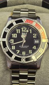 Tag Heuer Professional WM1212 (Womens - Black/Red Dial)