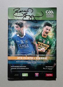 Bernard Brogan Dublin GAA legend autograph