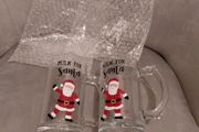 2 luxury christmas santa mugs
