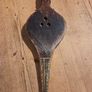 Brass Fire Bellows Early Vintage Embossed Sailing Ship Image 3