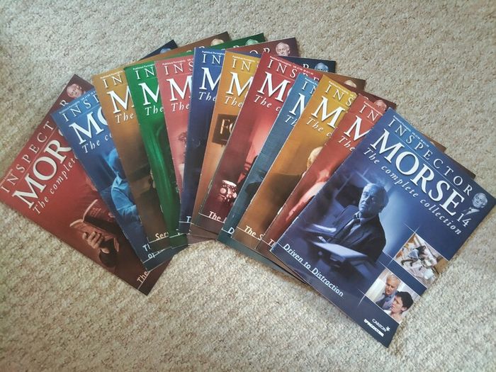 Inspector Morse DVD, book, magazine bundle