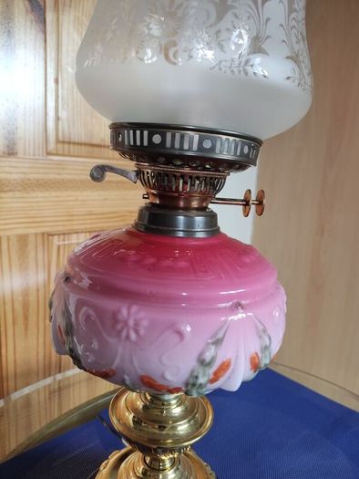 Antique oil lamps in very good condition. 305 each