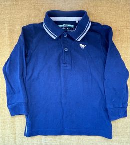 Next baby boy navy top with collar 18-24m
