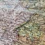 Antique School Map of Europe. Image 4