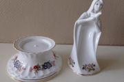 Royal Tara figurine &amp; candle stand
