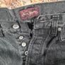 Pepe jeans regular straight black denim jeans Size W 30 L 34 button fly A1 Image 6