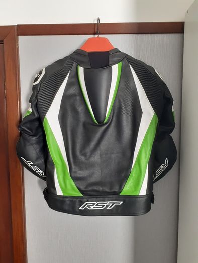RST TracTech Evo 4 Two Piece Leather Suit Kawasaki Ninja Green (not Alpinestars Furygan Dainese)