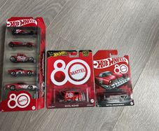 hot wheels Mattel 80 years anniversary set