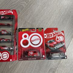 hot wheels Mattel 80 years anniversary set