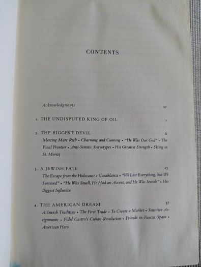 The King of Oil - Marc Rich Biography - Daniel Ammann - 2009 First Edition
