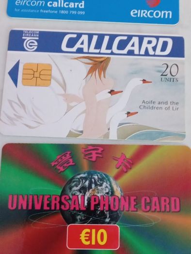 Call Cards 7 irish cards 1 International