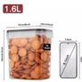 Cereal Dispenser for Storing Jar for Pasta and Tea,Coffee,Sugar Image 2