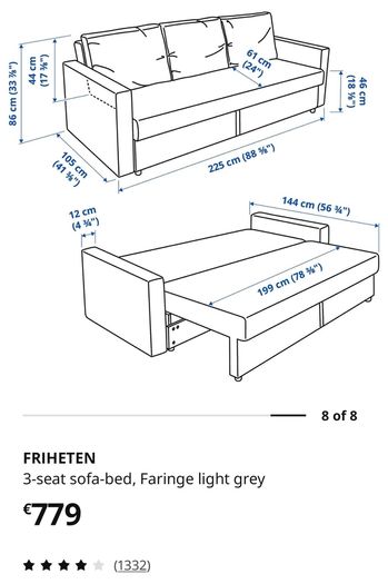 Friheten ikea sofa project