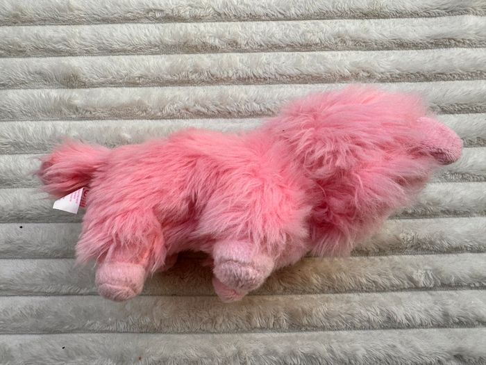 Scruff A Luvs Pink Puppy Dog Cat Kitten Plush Moose approx. 23 cm. Used Please see photos