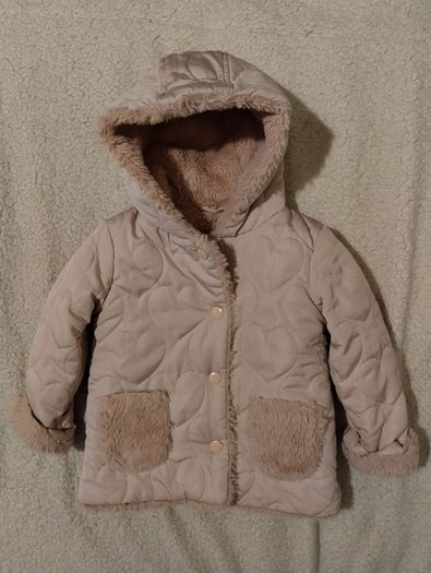 Warm Cosy Fleece Lined Hooded Jacket