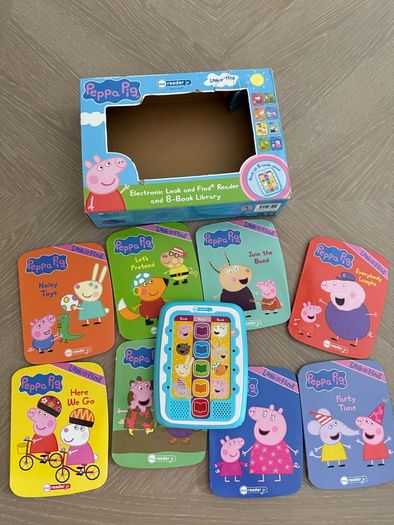 peppa pig electronic look and find reader and library