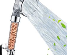 NEW SALE | Shower Head, Ionic Filter Filtration High Pressure Water Saving 3 Mode Function Spray Handheld