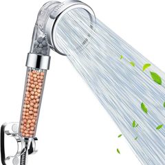 NEW SALE | Shower Head, Ionic Filter Filtration High Pressure Water Saving 3 Mode Function Spray Handheld