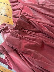 Vintage Pink Velvet curtains