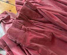 Vintage Pink Velvet curtains