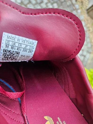 Adidas Hamburg with Gum soles  UK 11
