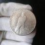 1923 US Silver Peace Dollar Coin Image 2
