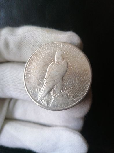 1923 US Silver Peace Dollar Coin