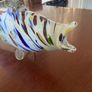Vintage Murano fish venetian multi coloured blown glass Image 5