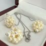 Silver AAA Fresh Water Pearl Necklace (70.00 Ct) - Sterling Silver Image 7