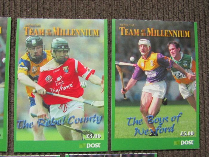 Irish Hurling Team of The Millennium 2000.Five Booklets.Mint Never Hinged.50 Stamps.