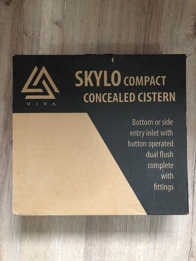 Toilet concealed cistern