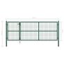 Garden Gate Steel 350x125 cm Green Image 6