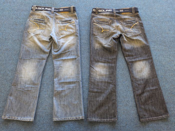 Gasoline 32 S Jeans With Orginal Belts (2 Pairs)
