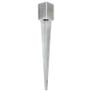 Ground Spikes 12 pcs Silver 9x9x75 cm Galvanised Steel Ground Spikes 12 pcs Silver 9x9x75 cm Galvanised Steel Image 2