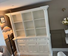 Antique Dresser/ Cabinet/ Bookshelves in Farrow and Ball