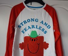 M&S Mr Men (Mr Strong) lightweight long-sleeved top (5-6 years)